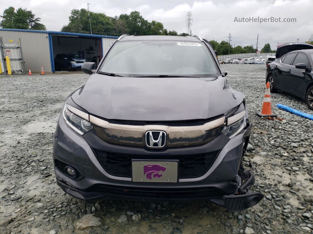 2021 Honda Hr-v Sport Gray vin: 3CZRU5H16MM720454