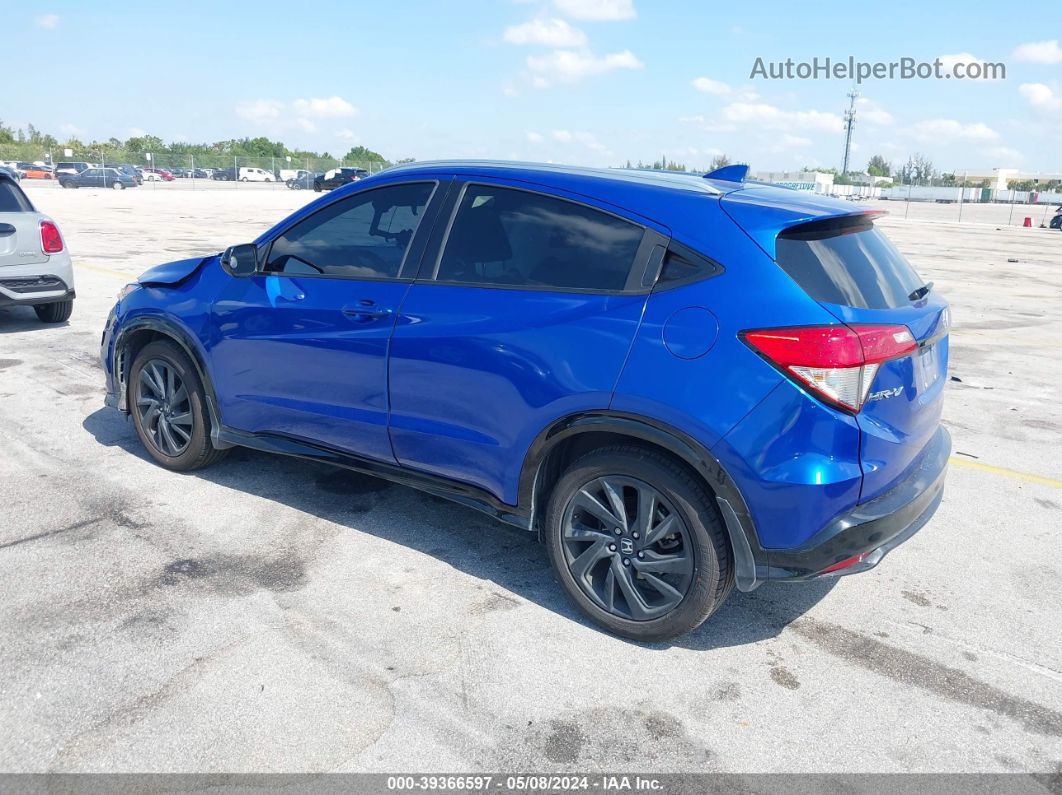 2021 Honda Hr-v 2wd Sport Blue vin: 3CZRU5H16MM728456