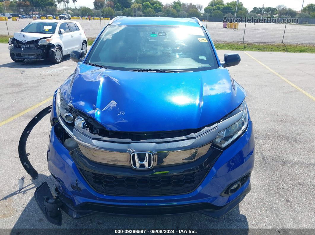 2021 Honda Hr-v 2wd Sport Blue vin: 3CZRU5H16MM728456