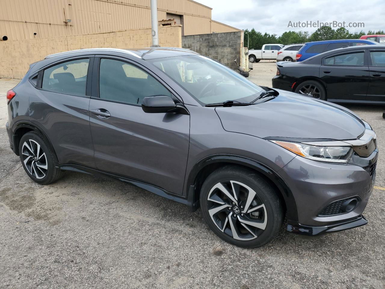 2019 Honda Hr-v Sport Gray vin: 3CZRU5H17KG703769