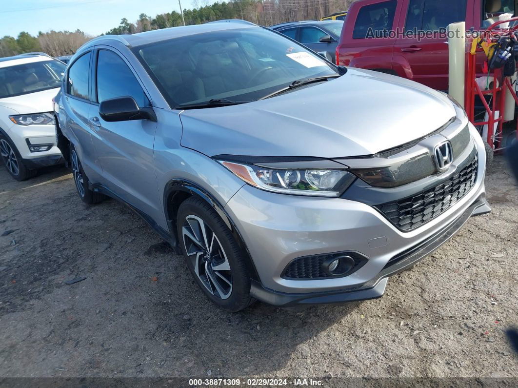 2019 Honda Hr-v Sport Silver vin: 3CZRU5H17KG707580