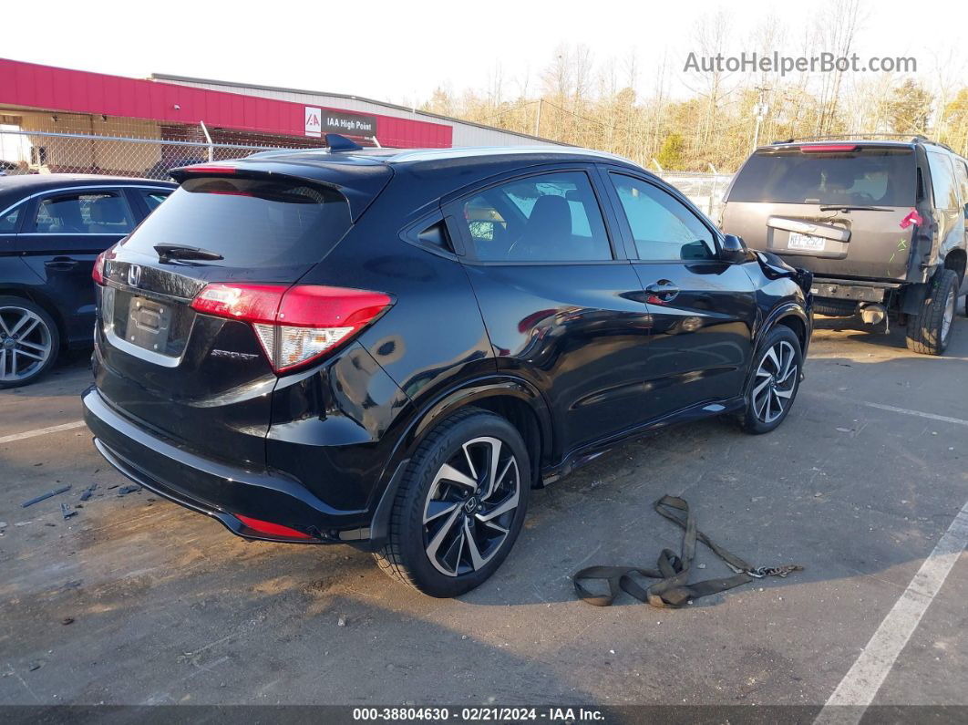 2019 Honda Hr-v Sport Черный vin: 3CZRU5H17KG710401