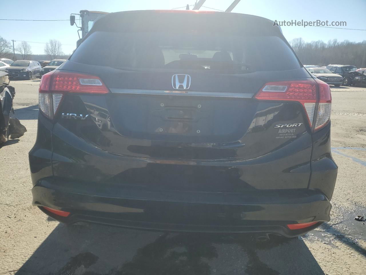 2021 Honda Hr-v Sport Черный vin: 3CZRU5H17MM733181