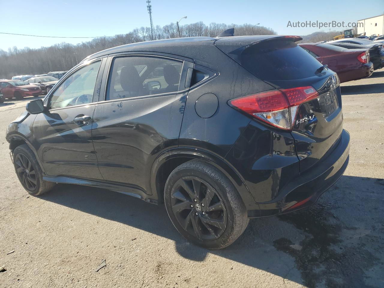 2021 Honda Hr-v Sport Черный vin: 3CZRU5H17MM733181