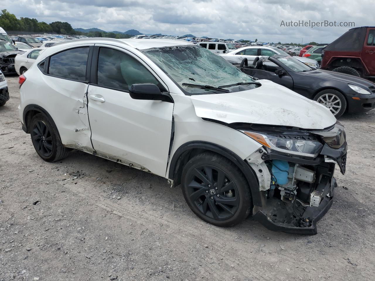 2021 Honda Hr-v Sport Белый vin: 3CZRU5H17MM733438