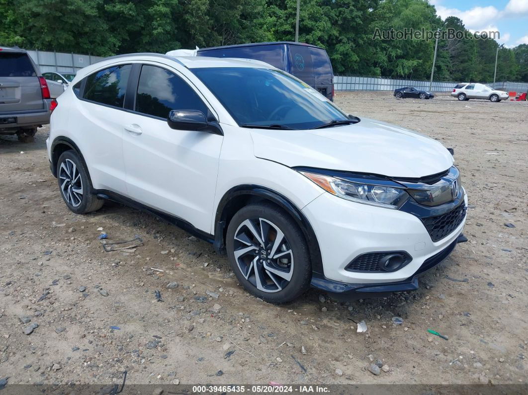 2019 Honda Hr-v Sport White vin: 3CZRU5H18KM702809