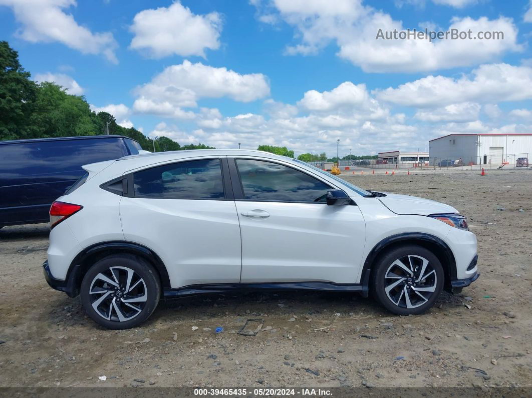 2019 Honda Hr-v Sport White vin: 3CZRU5H18KM702809