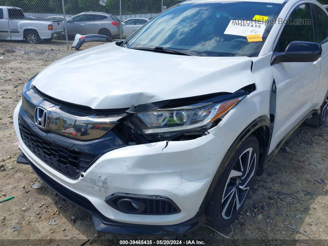 2019 Honda Hr-v Sport White vin: 3CZRU5H18KM702809