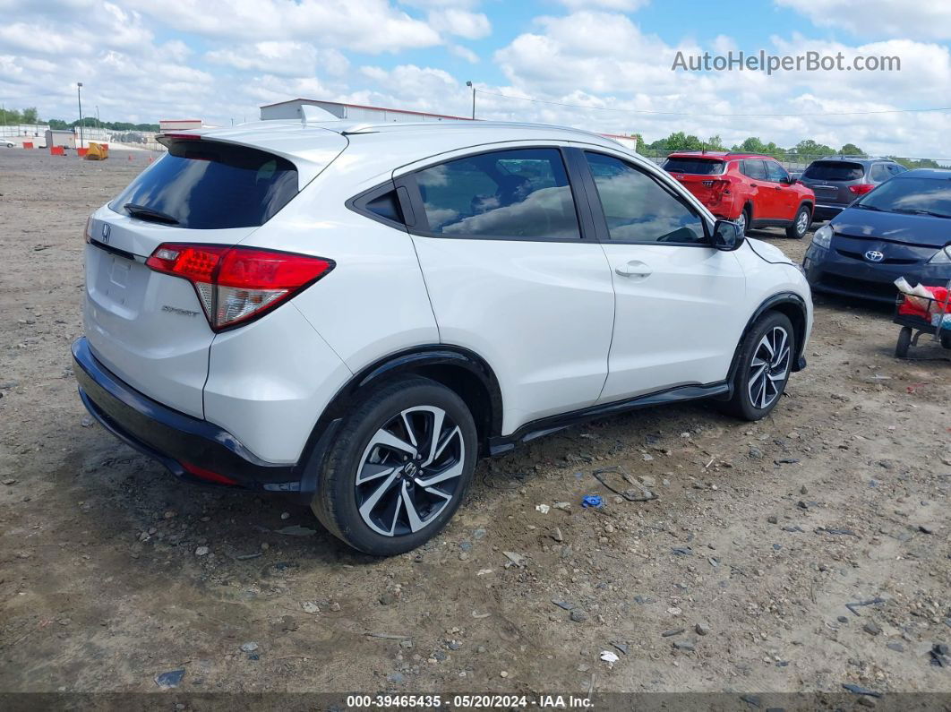 2019 Honda Hr-v Sport White vin: 3CZRU5H18KM702809