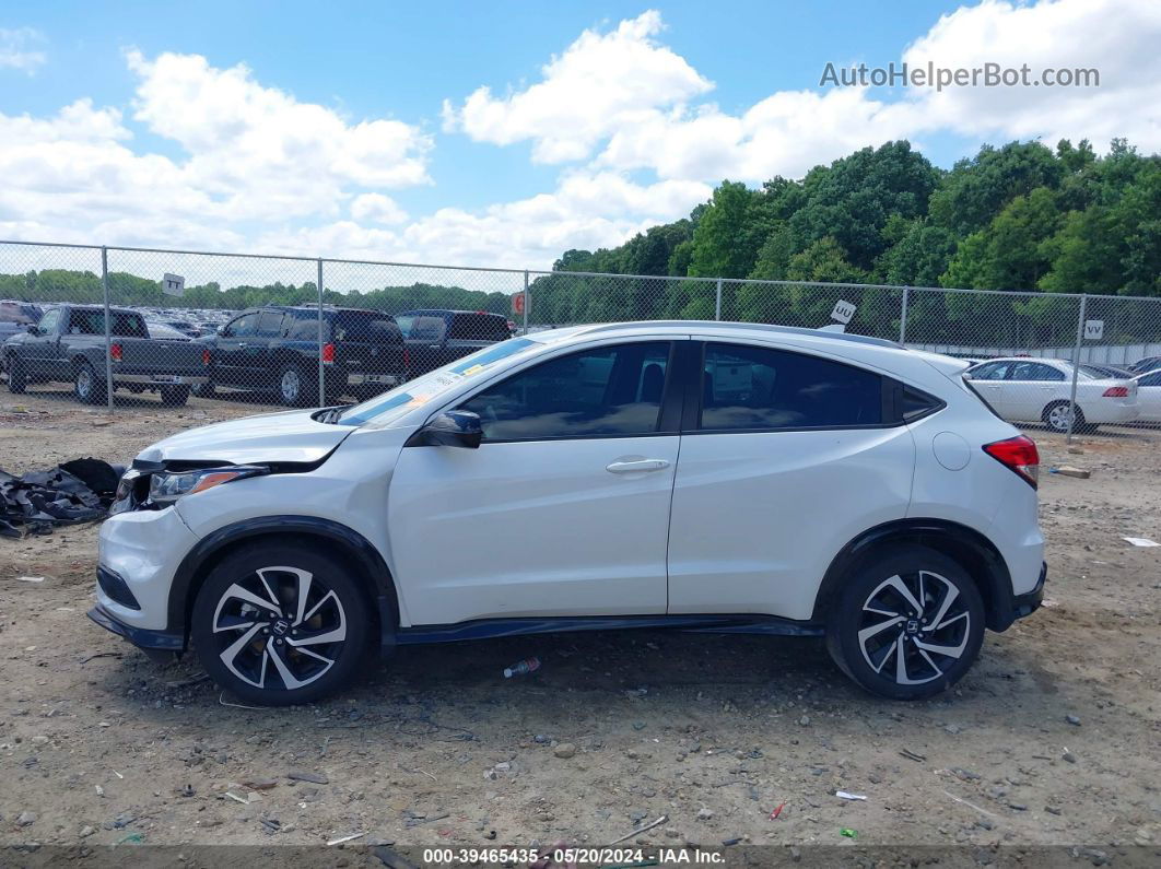 2019 Honda Hr-v Sport White vin: 3CZRU5H18KM702809