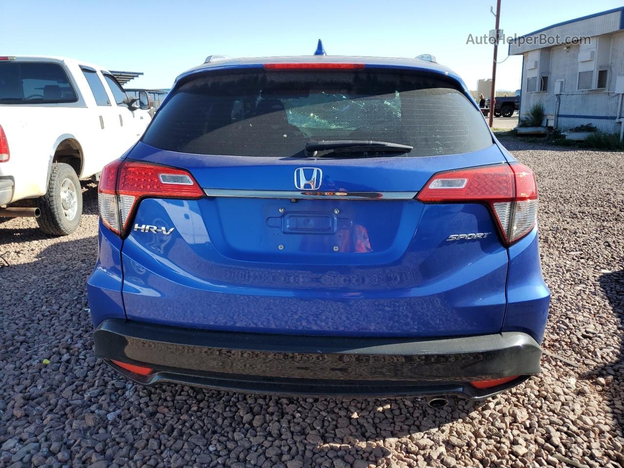 2019 Honda Hr-v Sport Blue vin: 3CZRU5H18KM730545