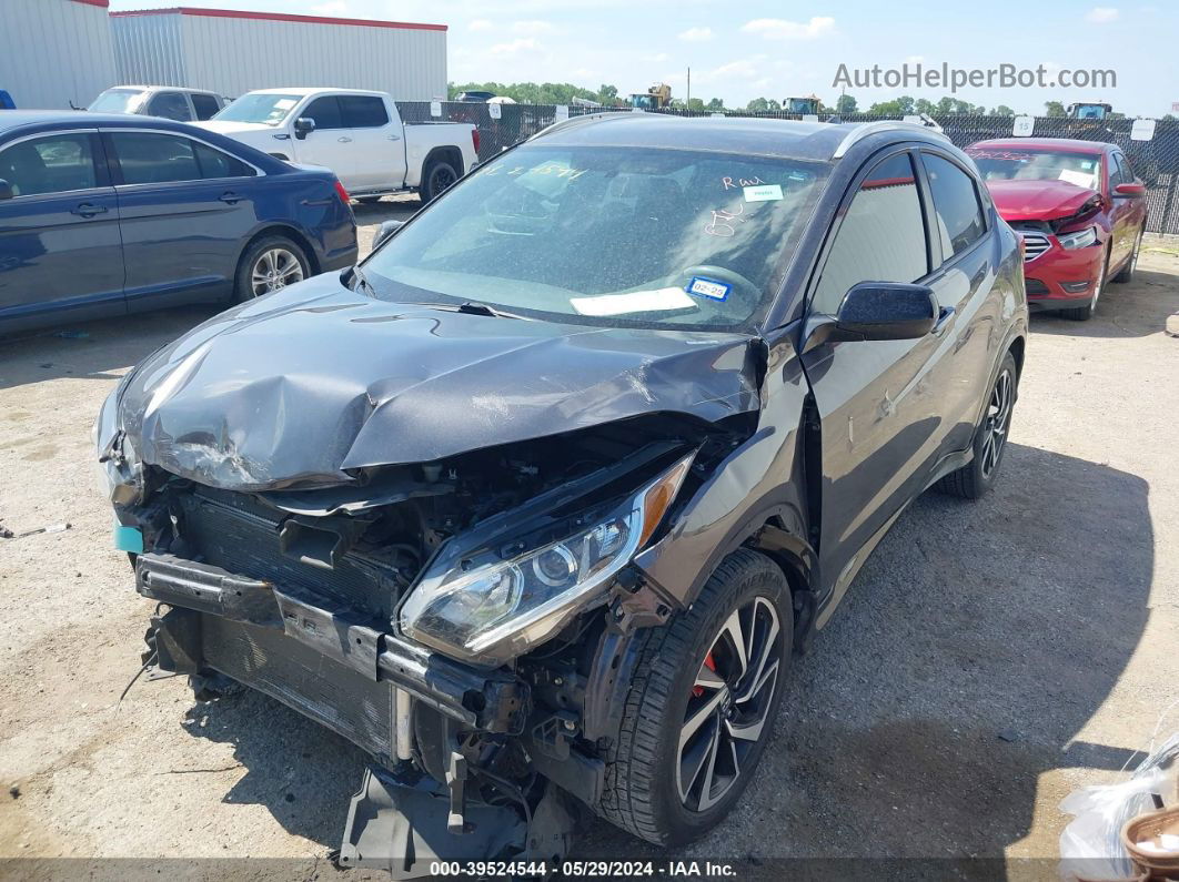 2019 Honda Hr-v Sport Gray vin: 3CZRU5H19KG705488