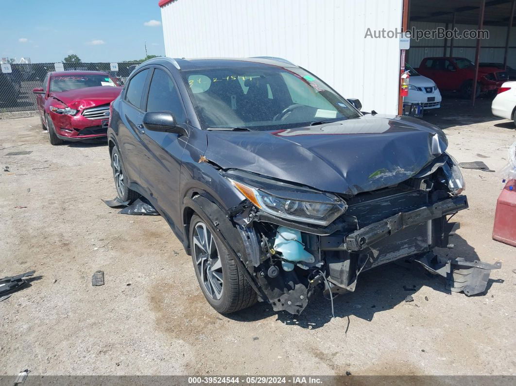 2019 Honda Hr-v Sport Gray vin: 3CZRU5H19KG705488