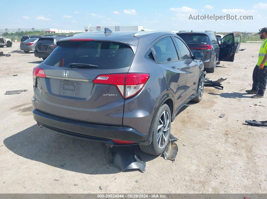 2019 Honda Hr-v Sport Gray vin: 3CZRU5H19KG705488