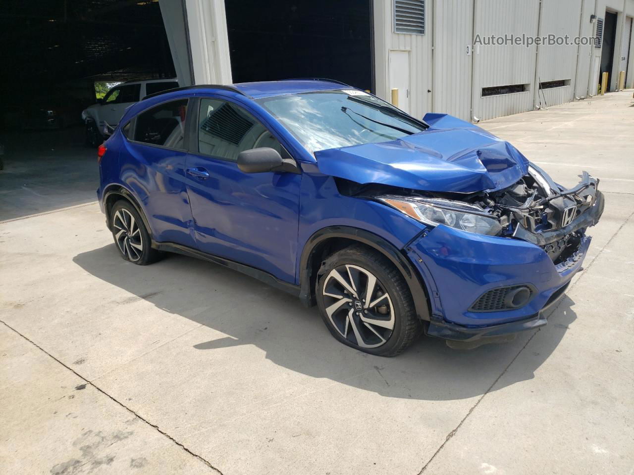 2019 Honda Hr-v Sport Blue vin: 3CZRU5H19KG711727