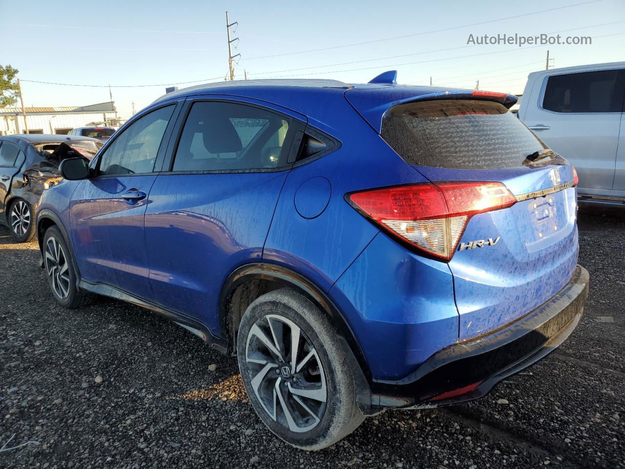 2019 Honda Hr-v Sport Blue vin: 3CZRU5H19KG714272