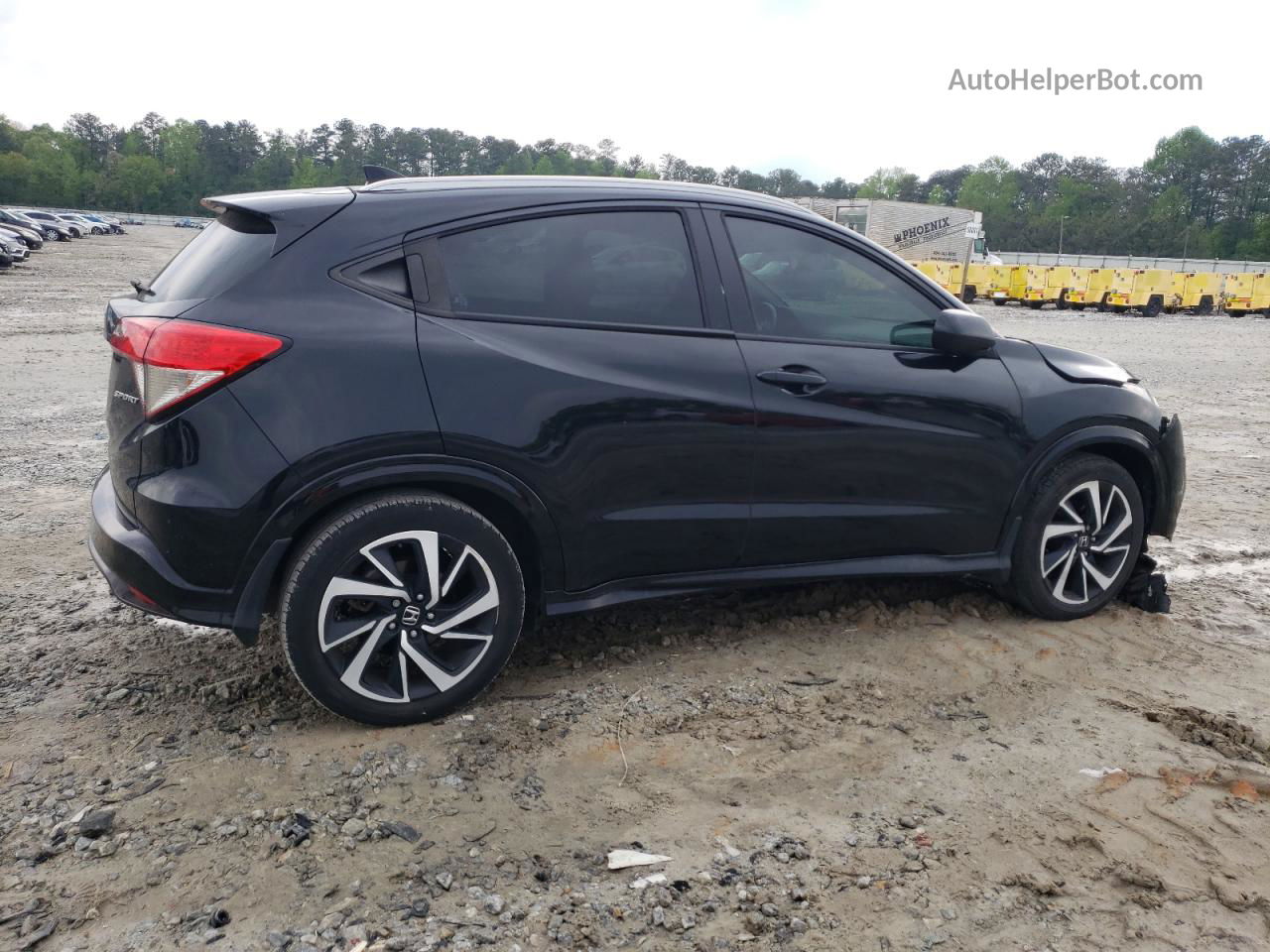 2019 Honda Hr-v Sport Black vin: 3CZRU5H19KM723474