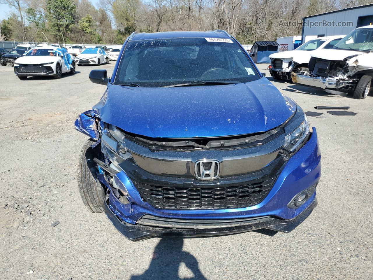 2019 Honda Hr-v Sport Blue vin: 3CZRU5H1XKG702194