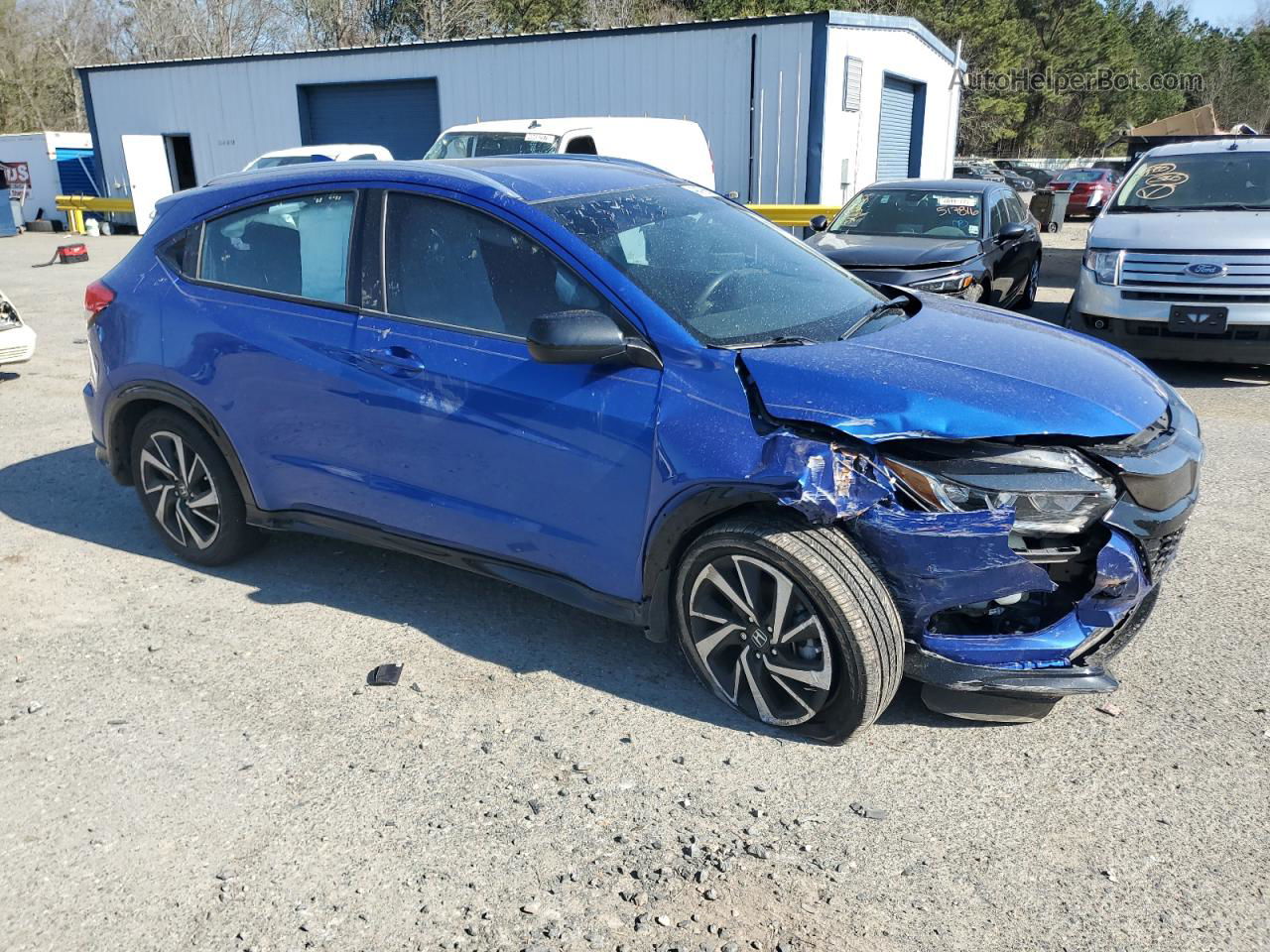 2019 Honda Hr-v Sport Blue vin: 3CZRU5H1XKG702194
