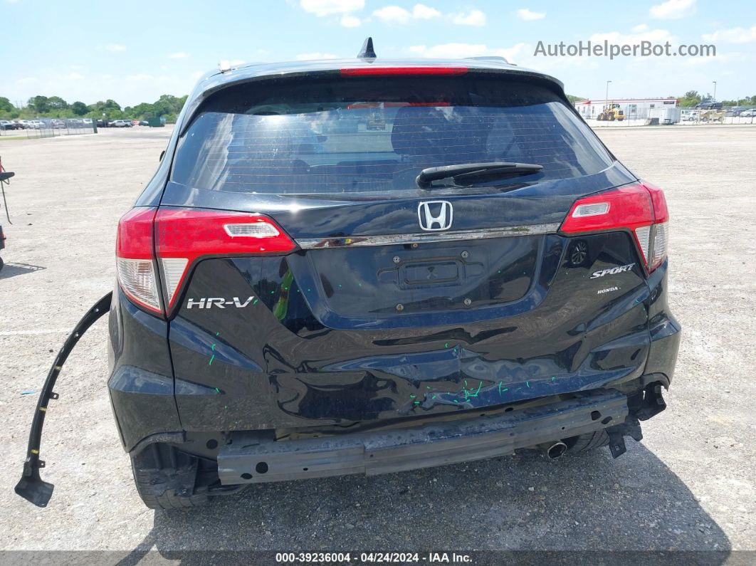 2019 Honda Hr-v Sport Black vin: 3CZRU5H1XKG703622