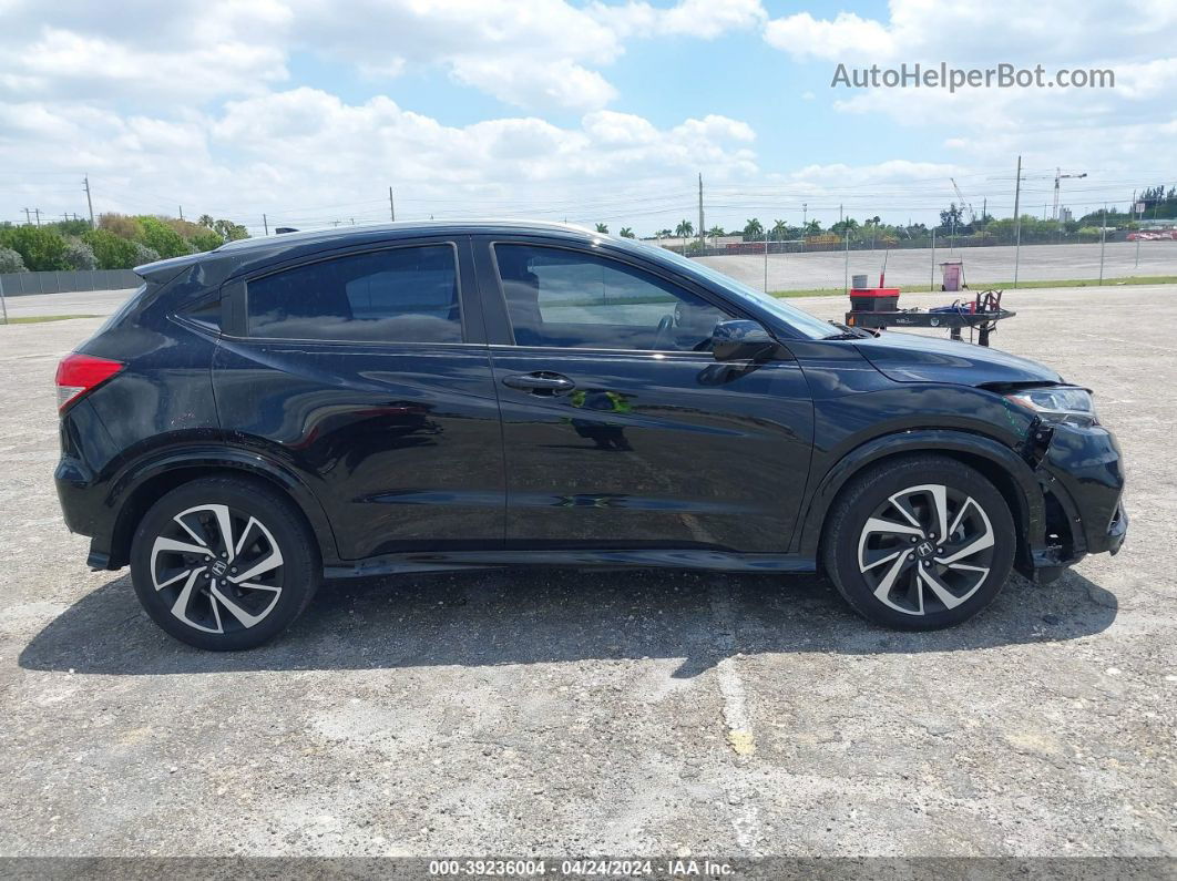 2019 Honda Hr-v Sport Black vin: 3CZRU5H1XKG703622