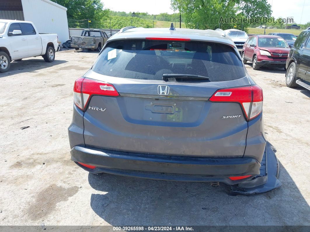 2021 Honda Hr-v 2wd Sport Gray vin: 3CZRU5H1XMM724216