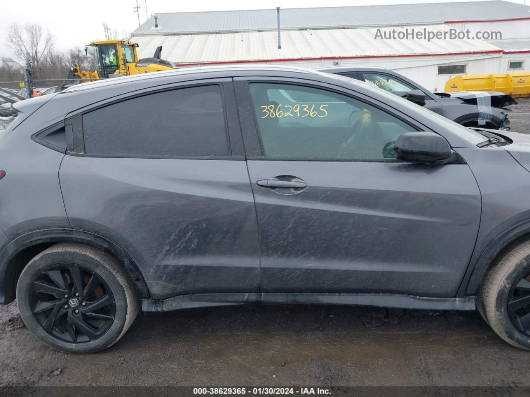 2021 Honda Hr-v 2wd Sport Gray vin: 3CZRU5H1XMM731375