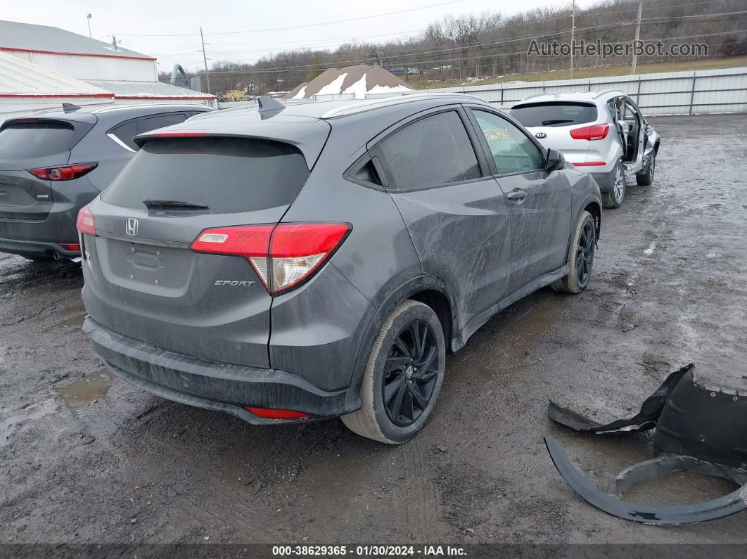 2021 Honda Hr-v 2wd Sport Gray vin: 3CZRU5H1XMM731375