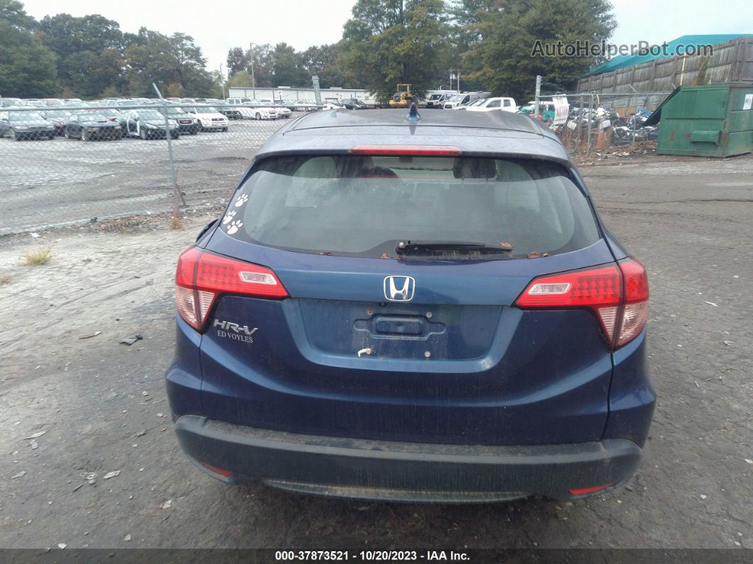 2016 Honda Hr-v Lx Blue vin: 3CZRU5H30GM722951