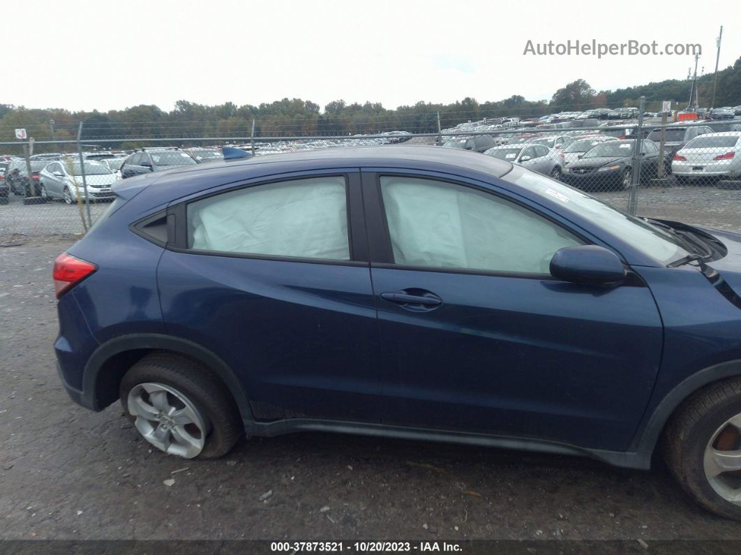 2016 Honda Hr-v Lx Blue vin: 3CZRU5H30GM722951