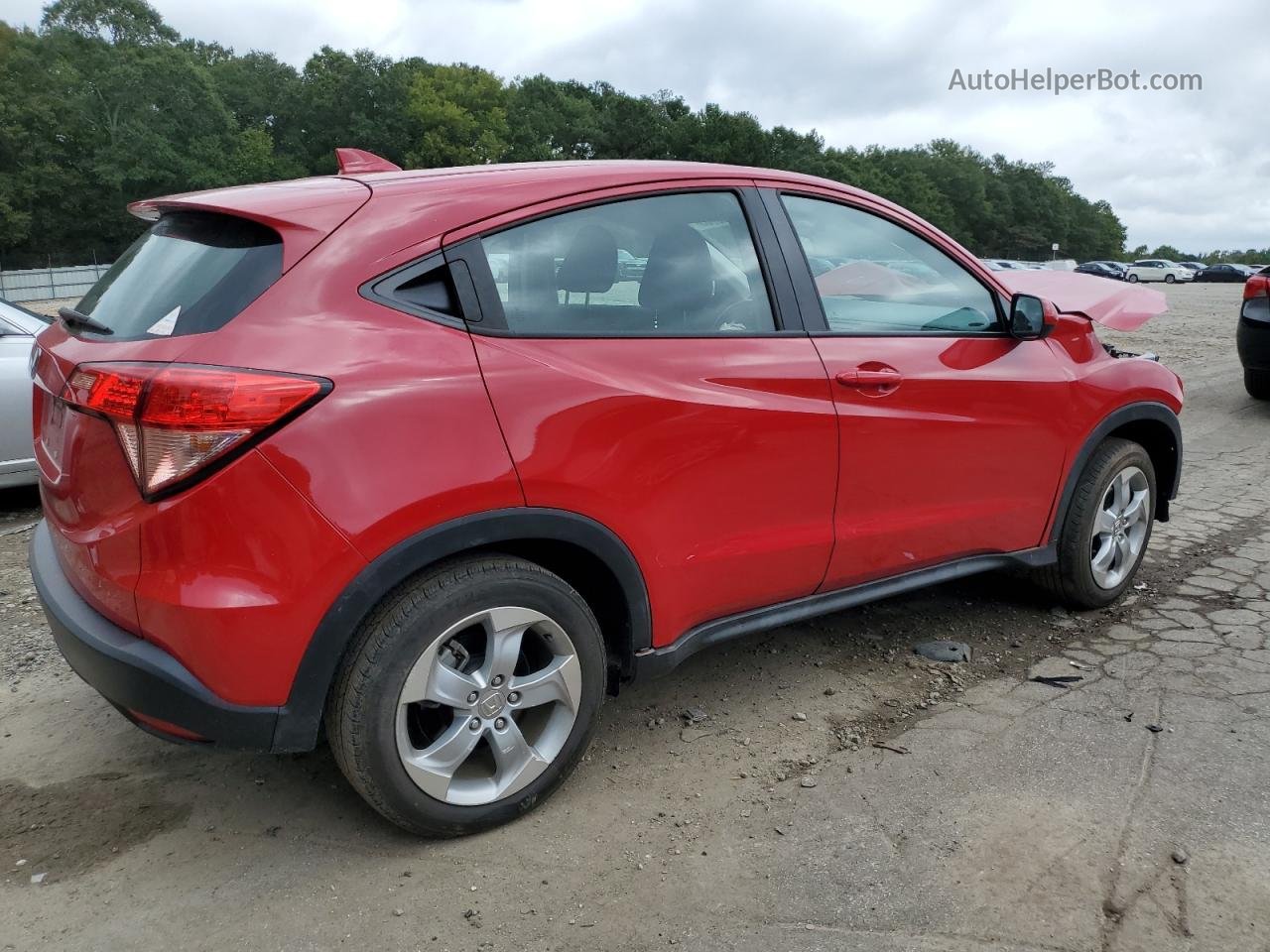 2016 Honda Hr-v Lx Red vin: 3CZRU5H30GM726479