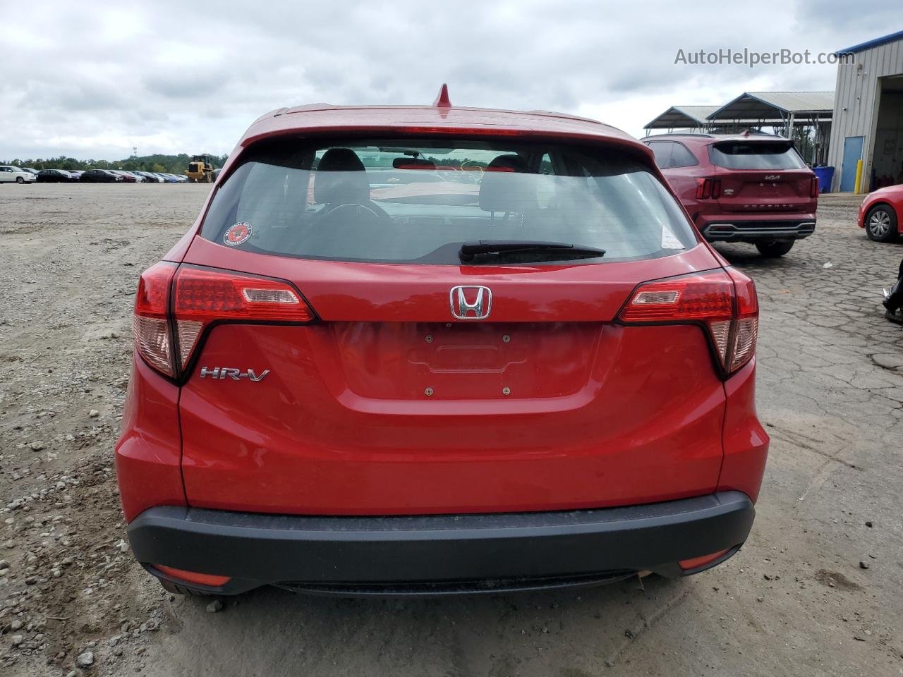 2016 Honda Hr-v Lx Red vin: 3CZRU5H30GM726479