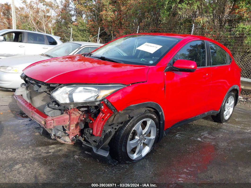 2016 Honda Hr-v Lx Red vin: 3CZRU5H30GM737773