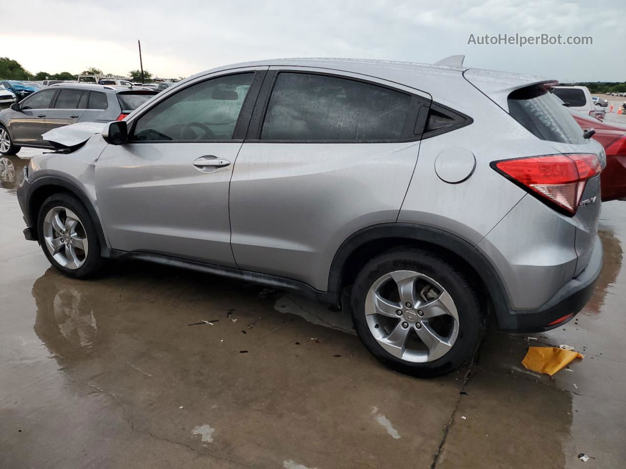 2017 Honda Hr-v Lx Silver vin: 3CZRU5H30HG704207