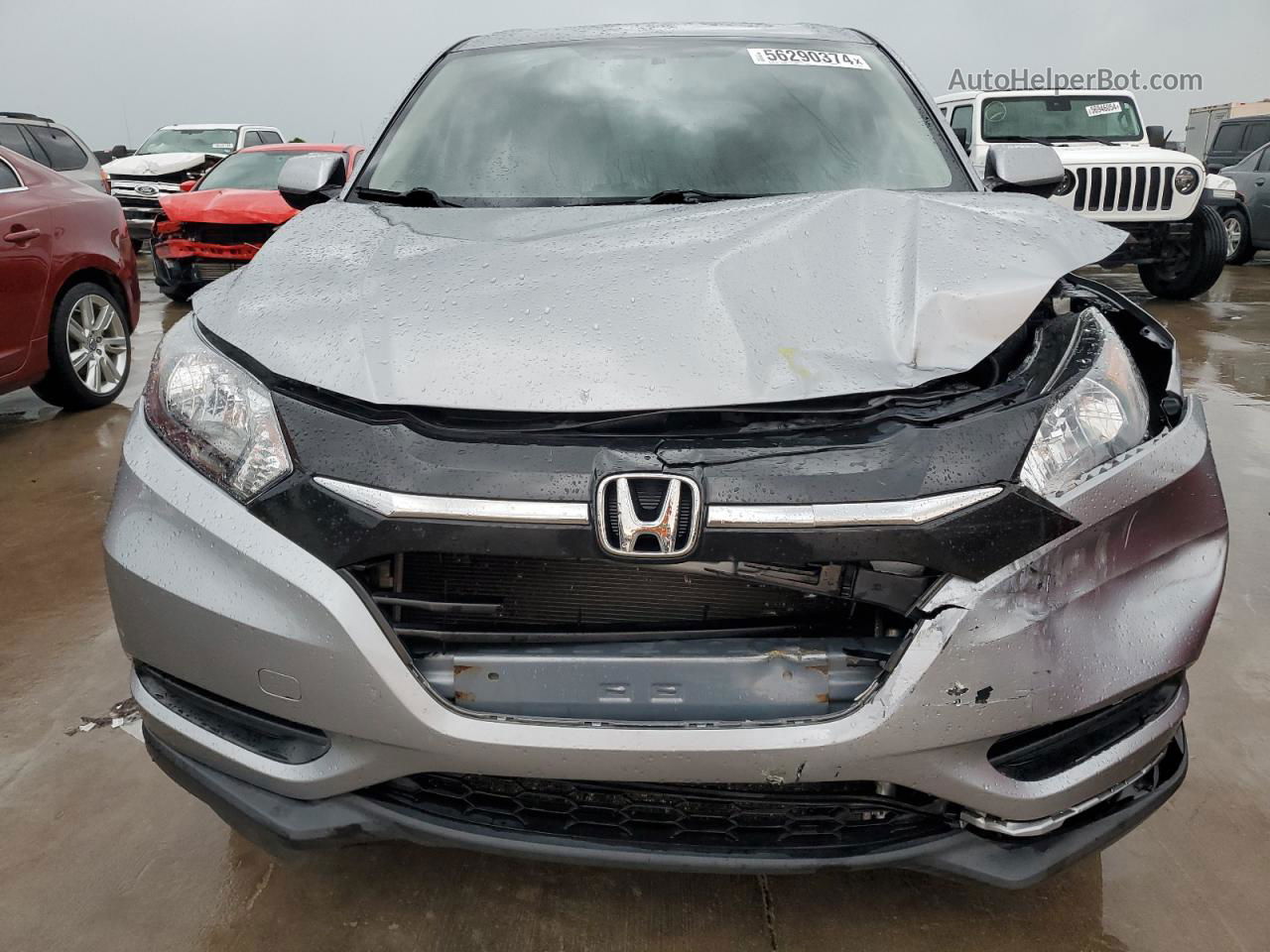 2017 Honda Hr-v Lx Silver vin: 3CZRU5H30HG704207