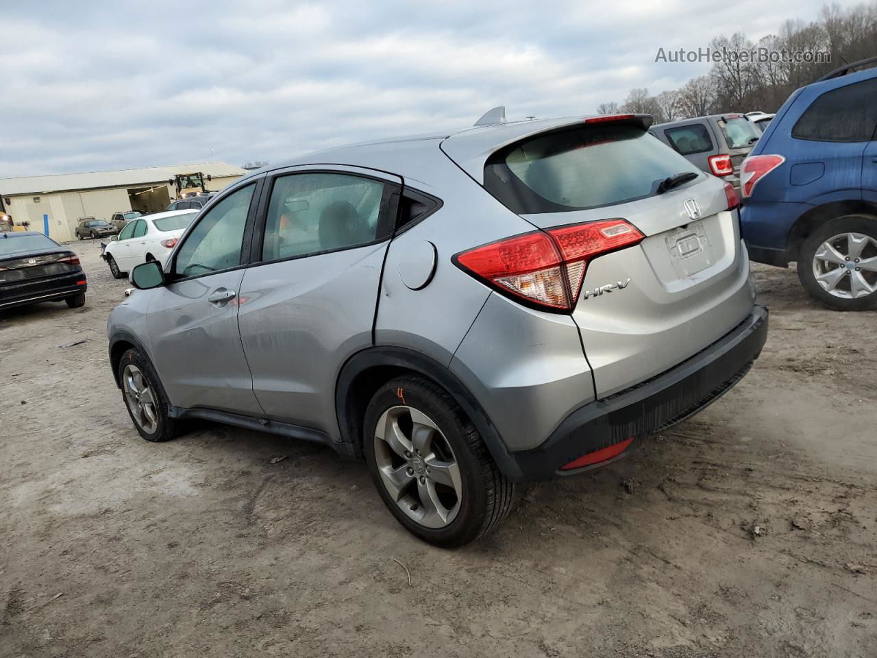 2017 Honda Hr-v Lx Silver vin: 3CZRU5H30HG704224