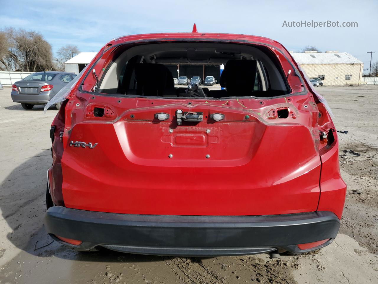 2017 Honda Hr-v Lx Red vin: 3CZRU5H30HM700174