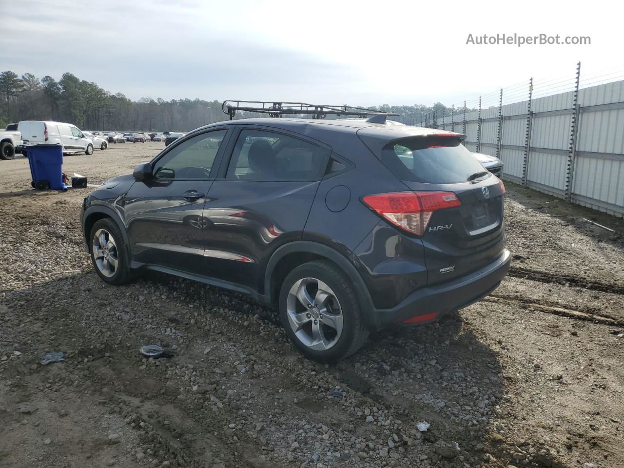 2017 Honda Hr-v Lx Black vin: 3CZRU5H30HM701857