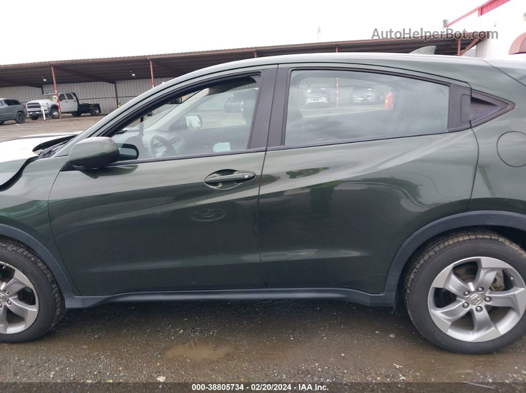 2018 Honda Hr-v Lx Green vin: 3CZRU5H30JG700454