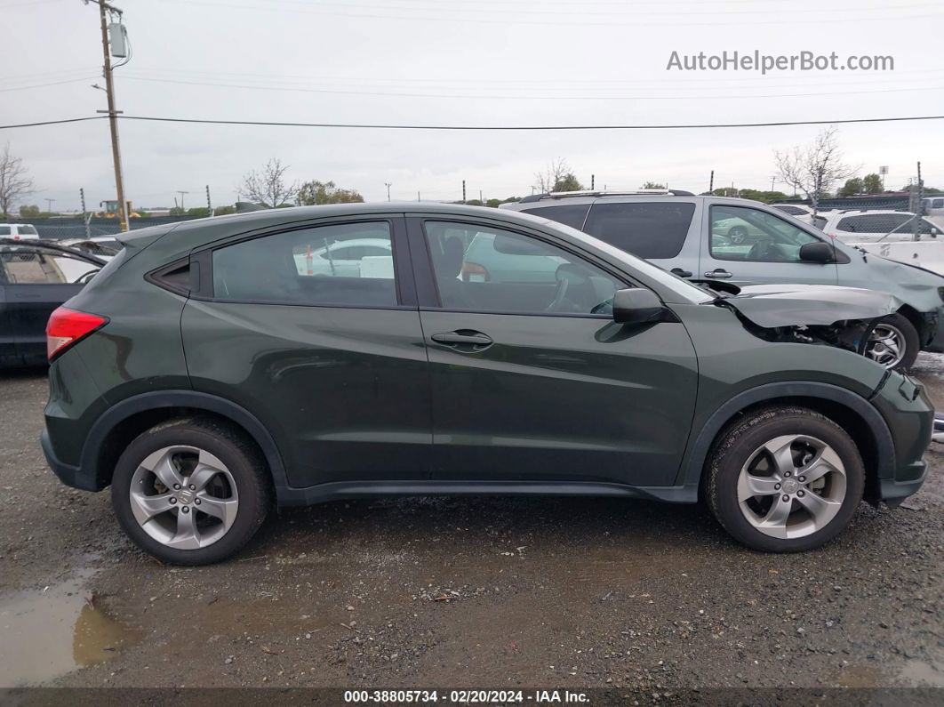 2018 Honda Hr-v Lx Green vin: 3CZRU5H30JG700454