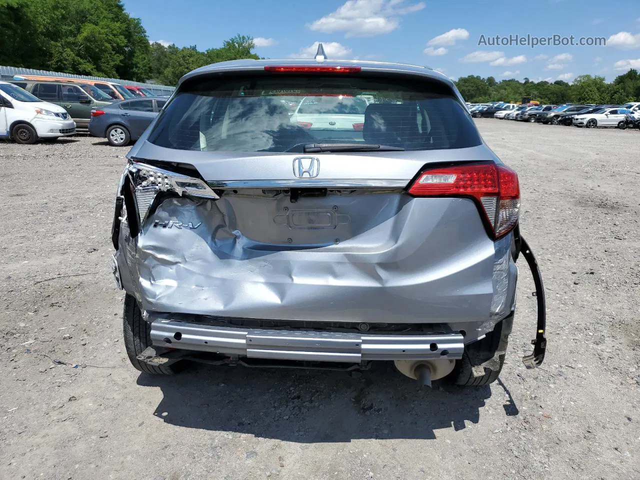 2019 Honda Hr-v Lx Silver vin: 3CZRU5H30KG708653