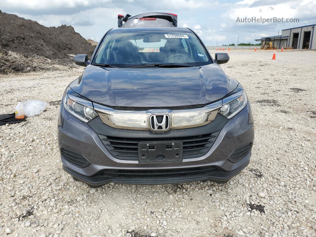 2019 Honda Hr-v Lx Gray vin: 3CZRU5H30KG712749