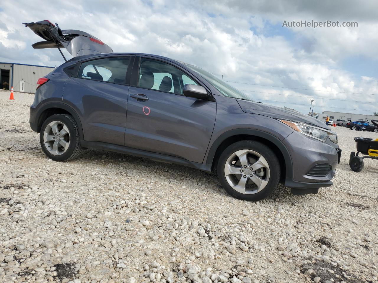 2019 Honda Hr-v Lx Gray vin: 3CZRU5H30KG712749