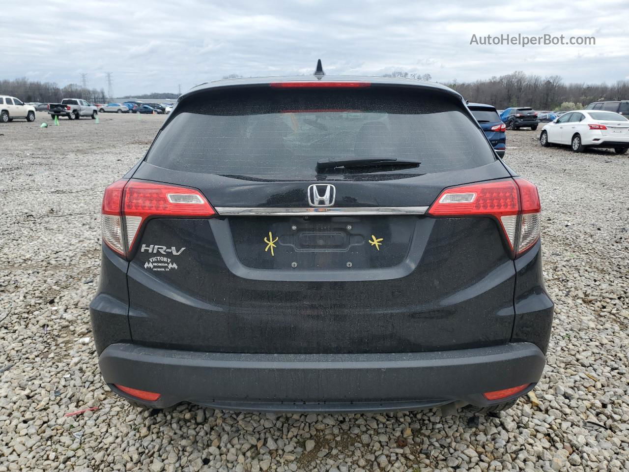 2019 Honda Hr-v Lx Black vin: 3CZRU5H30KM724885