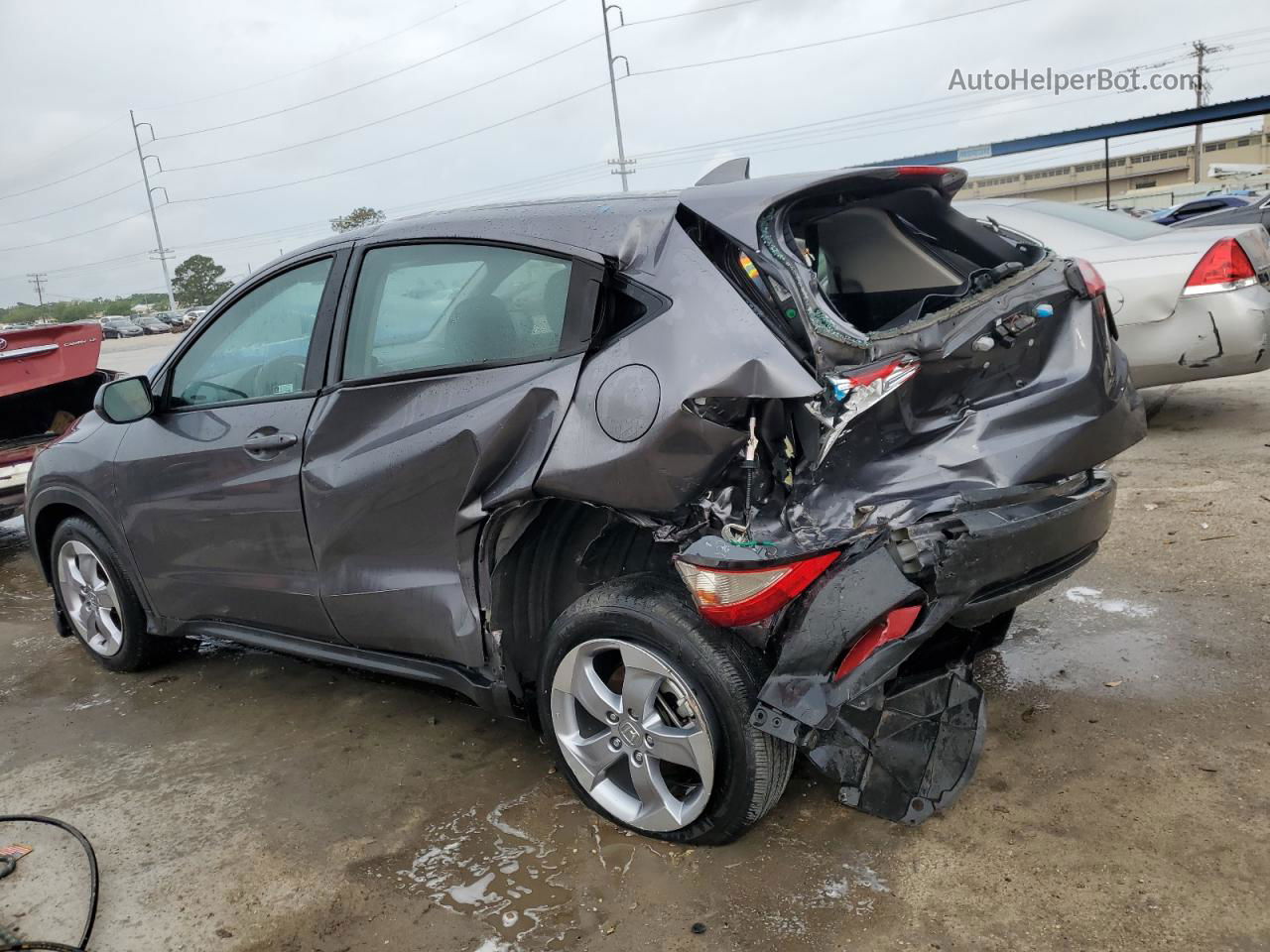 2021 Honda Hr-v Lx Серый vin: 3CZRU5H30MM720046