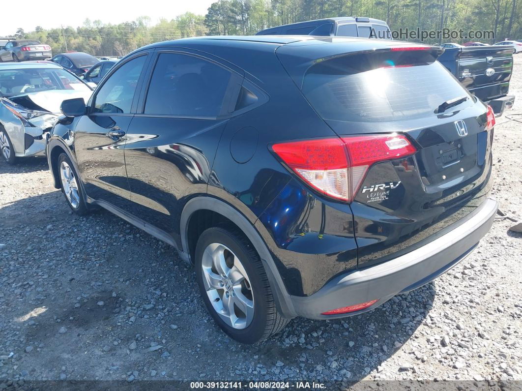 2016 Honda Hr-v Lx Black vin: 3CZRU5H31GM700635