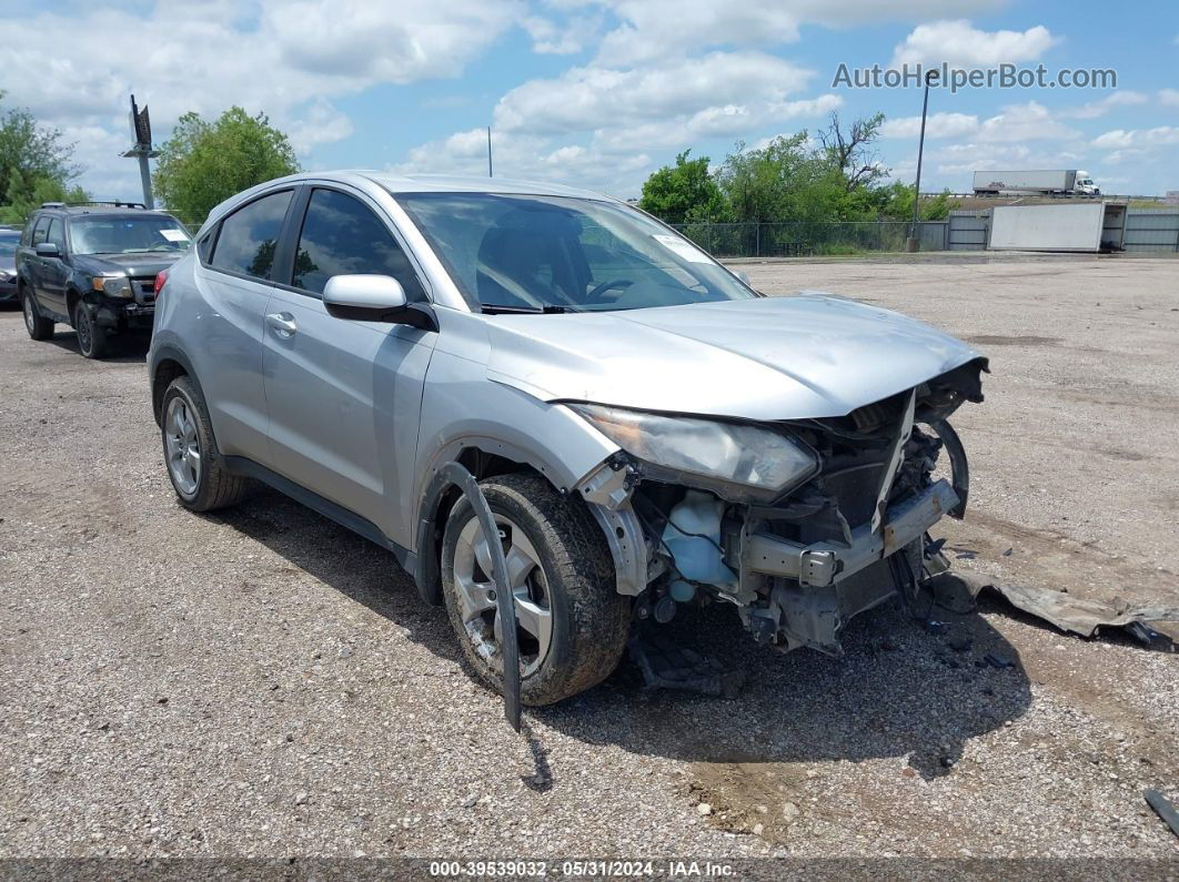 2016 Honda Hr-v Lx Silver vin: 3CZRU5H31GM717287