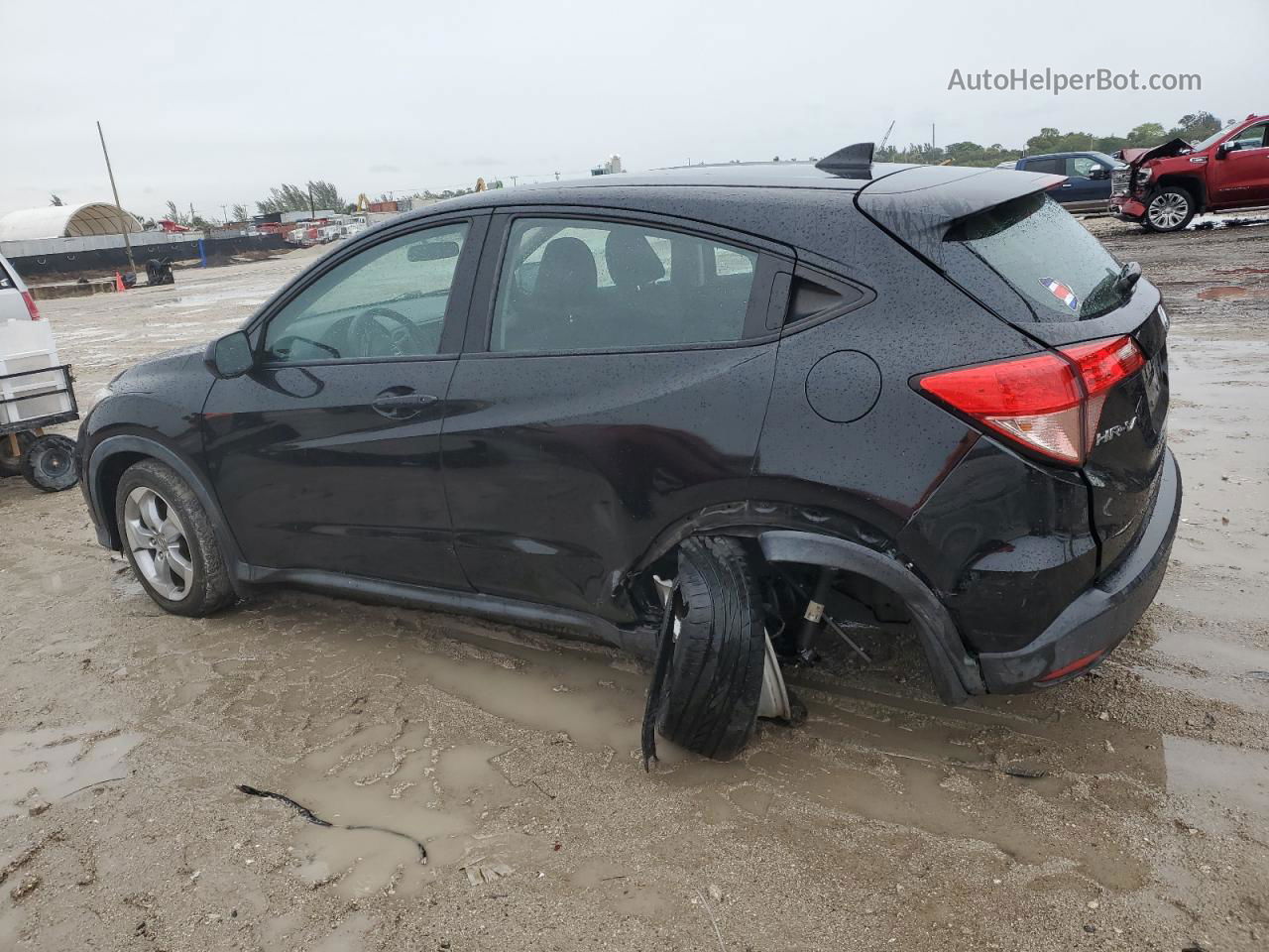 2016 Honda Hr-v Lx Black vin: 3CZRU5H31GM725499