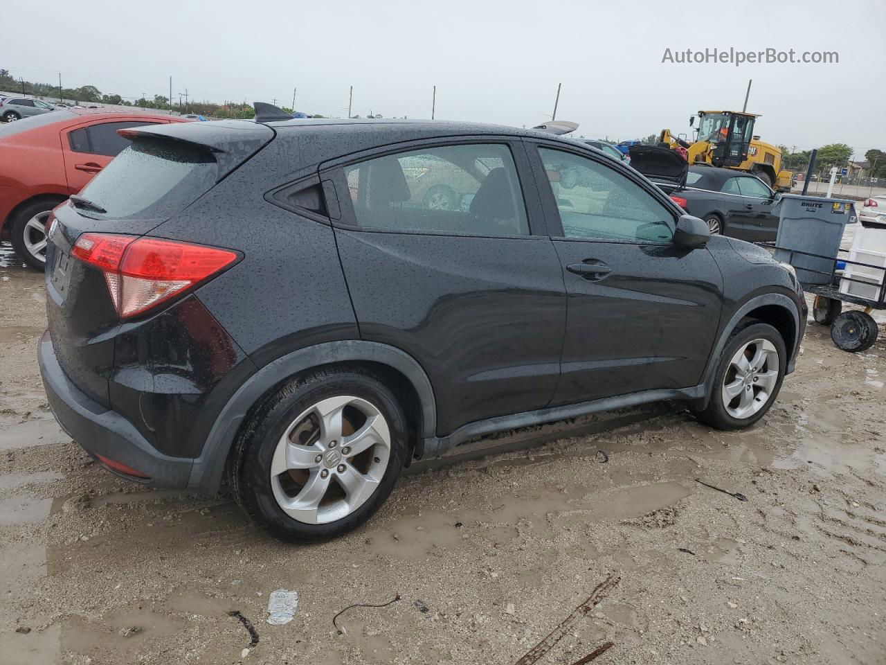 2016 Honda Hr-v Lx Black vin: 3CZRU5H31GM725499