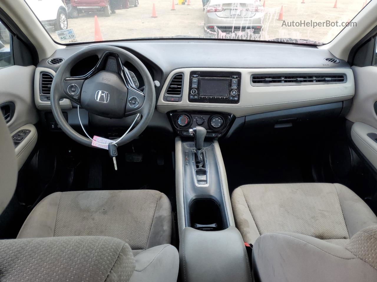 2016 Honda Hr-v Lx Серебряный vin: 3CZRU5H31GM740875